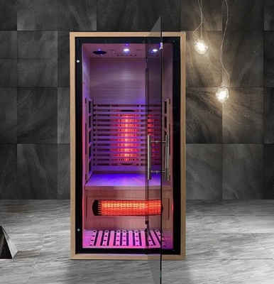 Formez la station thermale infrarouge lointaine Mini Sauna For Half Body finlandais 100KG de sauna de pièce