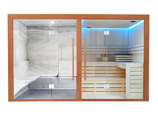 Grande personne Cedar Sauna de la famille 4 de Chambre de combinaison de sauna de sécheur à vapeur de la CE de taille