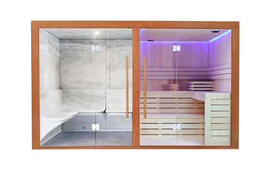Grande personne Cedar Sauna de la famille 4 de Chambre de combinaison de sauna de sécheur à vapeur de la CE de taille