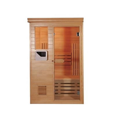 Sauna en bois faisant le coin préfabriqué de vapeur de personne de la pièce 4 de sel pour la chambre d'hôtel