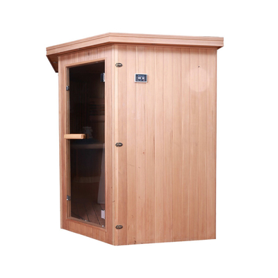 L'infrarouge de luxe de combinaison de roche et l'étoile menée par sauna traditionnel allume le bain de vapeur faisant le coin de sel