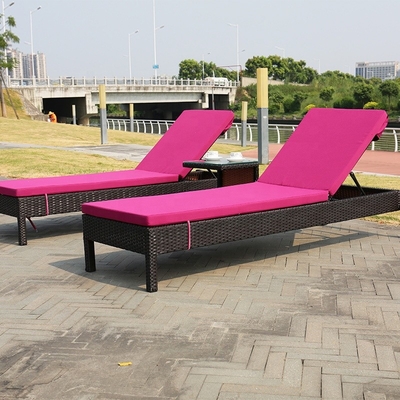Piscine en osier de Chaise Lounge Chair For Beach de rotin de lit de canapé de Sun de loisirs extérieurs