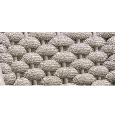 Piscine de patio de jardin tissée par corde extérieure de Sun Chaise Lounge Chair Khaki For de piscine de meubles