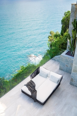 Chaise extérieure de canapé de jardin de Chaise Lounge Daybed Contract Quality Baech de loisirs de patio