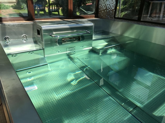 Piscine de luxe de la belle de Hydromassage de jardin en métal de vue d'inground de piscine station thermale modulaire 12x24 Inground de bain
