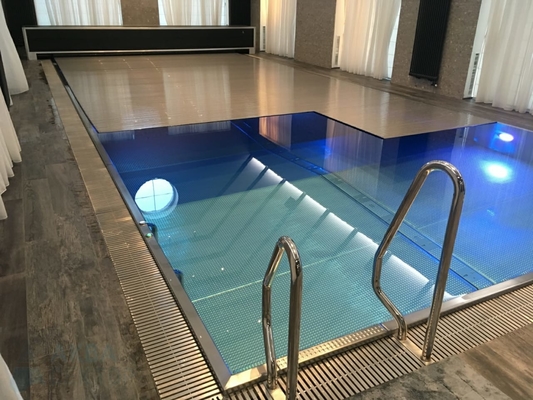 Piscine de luxe de la belle de Hydromassage de jardin en métal de vue d'inground de piscine station thermale modulaire 12x24 Inground de bain