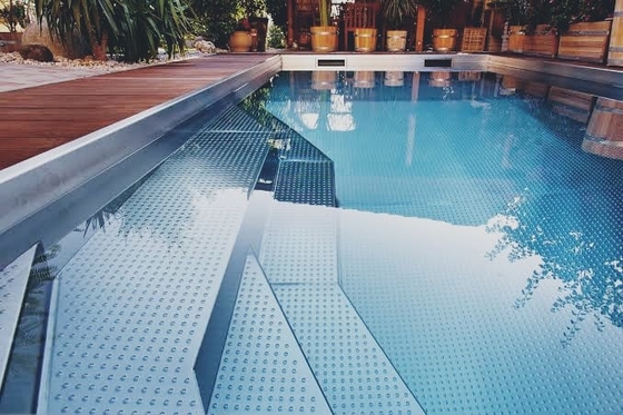 Revêtement en acier de panneau d'acier inoxydable de piscine de luxe de structure pour la villa d'intérieur d'hôtel