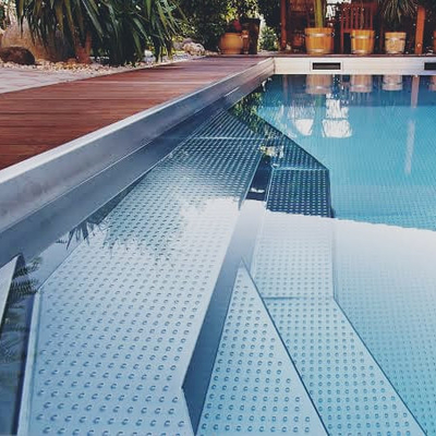 Revêtement en acier de panneau d'acier inoxydable de piscine de luxe de structure pour la villa d'intérieur d'hôtel