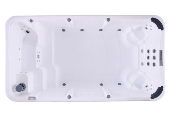 Grande construction préfabriquée de 5 personnes au-dessus de la piscine rectangulaire moulue de baquet chaud de la piscine 2.2m