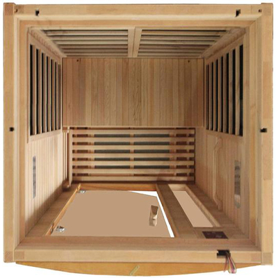 Pièce infrarouge incluse unique extérieure de sauna de yoga de forme physique de perte de poids de pièce de sauna de 4 personnes