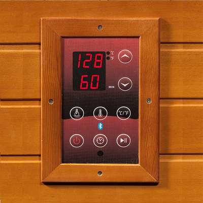 Pièce infrarouge incluse unique extérieure de sauna de yoga de forme physique de perte de poids de pièce de sauna de 4 personnes