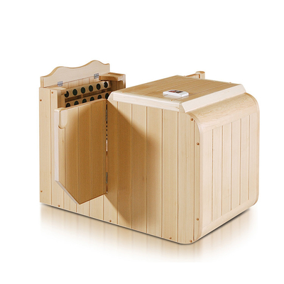 Sauna demi-corps infrarouge Hemlock 0.9kw 220V salle de sauna portable