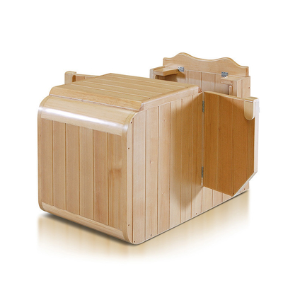 Sauna demi-corps infrarouge Hemlock 0.9kw 220V salle de sauna portable