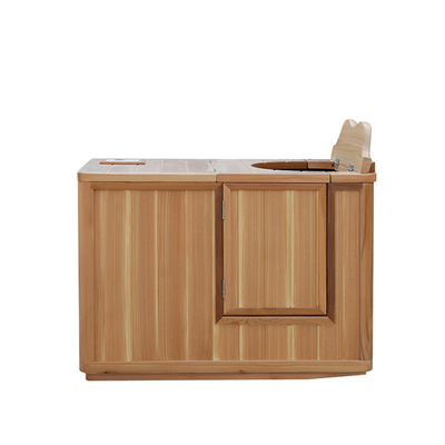 Demi bain d'eau bouillante infrarouge lointain de sauna Tradional un bois 110w de personne