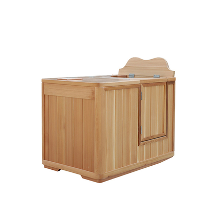 Demi bain d'eau bouillante infrarouge lointain de sauna Tradional un bois 110w de personne