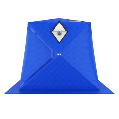 Tente bleue de sauna extérieur portatif en nylon avec de grands produits campants de Windows