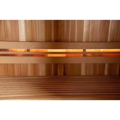 4-6 sapin nordique d'intérieur traditionnel des saunas 9kw de personne sec avec l'appareil de chauffage de Harvia