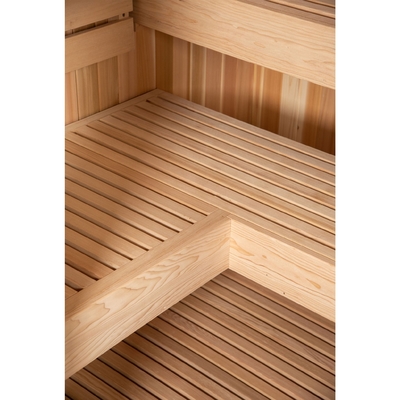 4-6 sapin nordique d'intérieur traditionnel des saunas 9kw de personne sec avec l'appareil de chauffage de Harvia