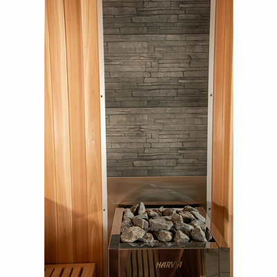 4-6 sapin nordique d'intérieur traditionnel des saunas 9kw de personne sec avec l'appareil de chauffage de Harvia