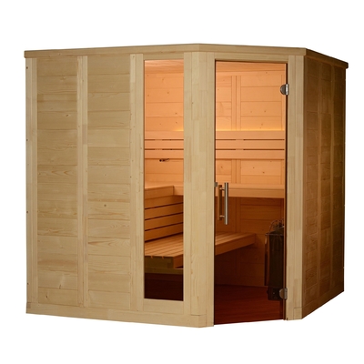 charnières impeccables nordiques solides d'intérieur de la vapeur 8kw de la pièce traditionnelle solides solubles de sauna