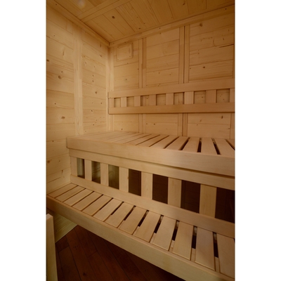 pièce impeccable nordique de sauna de vapeur du sauna 6kw de personne sèche traditionnelle de salle ETL 2