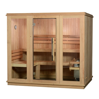 cèdre rouge ETL de la vapeur 220V en bois d'intérieur traditionnel sec de sauna
