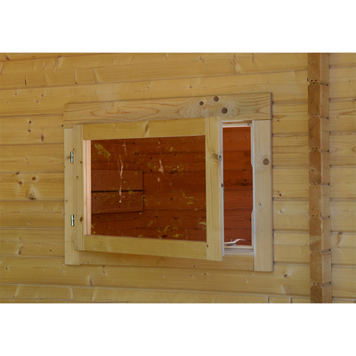 Cabine infrarouge lointaine en bois impeccable nordique extérieure de sauna de 6 personnes traditionnelle