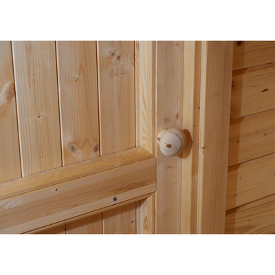 Cabine infrarouge lointaine en bois impeccable nordique extérieure de sauna de 6 personnes traditionnelle