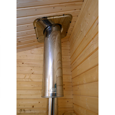 Cabine infrarouge lointaine en bois impeccable nordique extérieure de sauna de 6 personnes traditionnelle