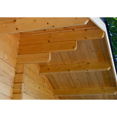 Cabine infrarouge lointaine en bois impeccable nordique extérieure de sauna de 6 personnes traditionnelle