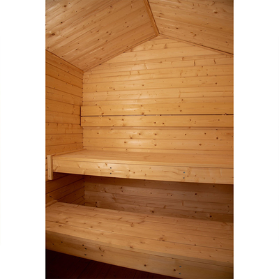 Cabine en bois impeccable nordique traditionnelle de sauna de vapeur de la personne 4-6 extérieure